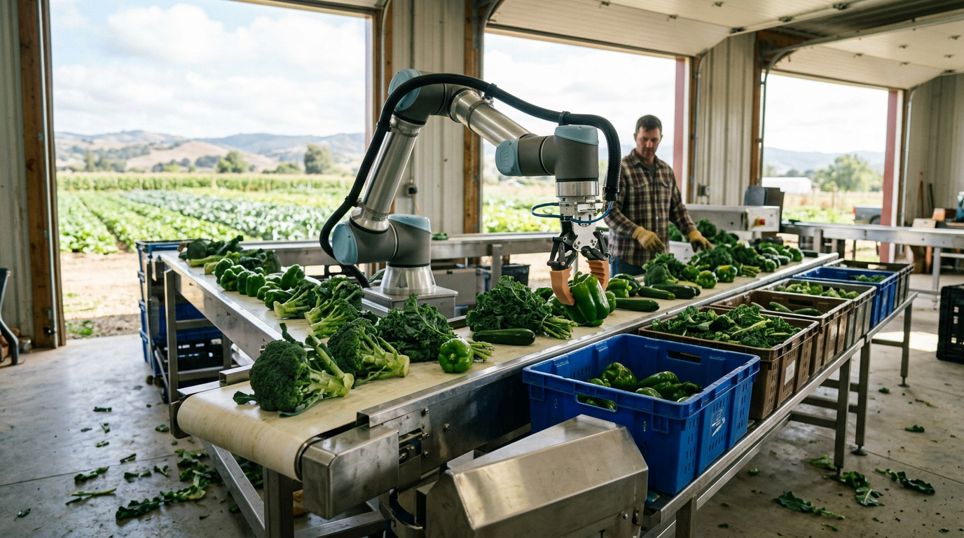 Triagem de alimentos agrícolas